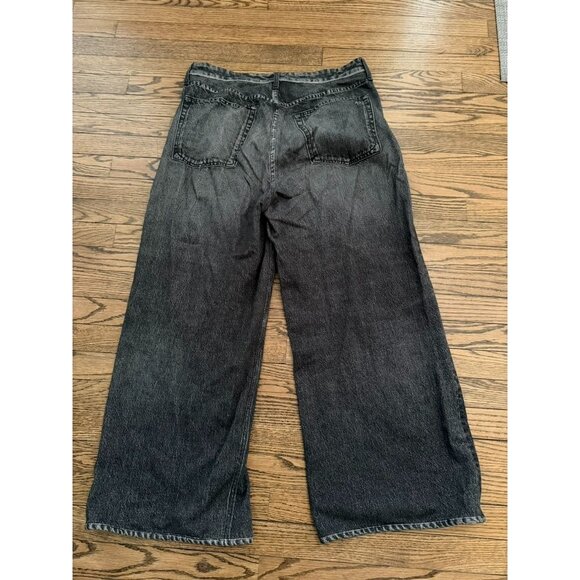 Rag & Bone Miramar Sofie Wide-Leg Pant Washed Black 32 - Picture 7 of 8